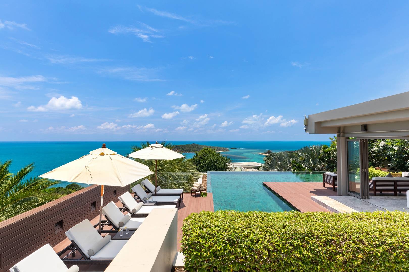 Napa Villa - Contemporary 4 Bedroom Seaview Pool Villa in North Chaweng for sale