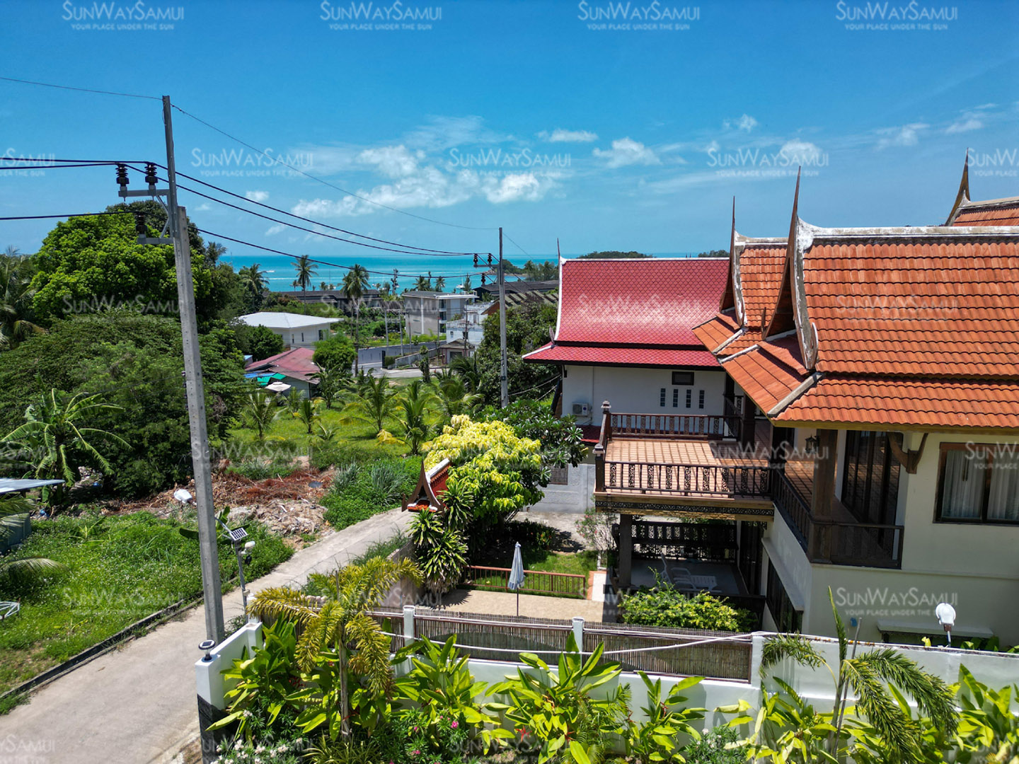 Villa Gabriela – Duplex Beachside Pool Villa with Partial Sea View in Choengmon for Sale