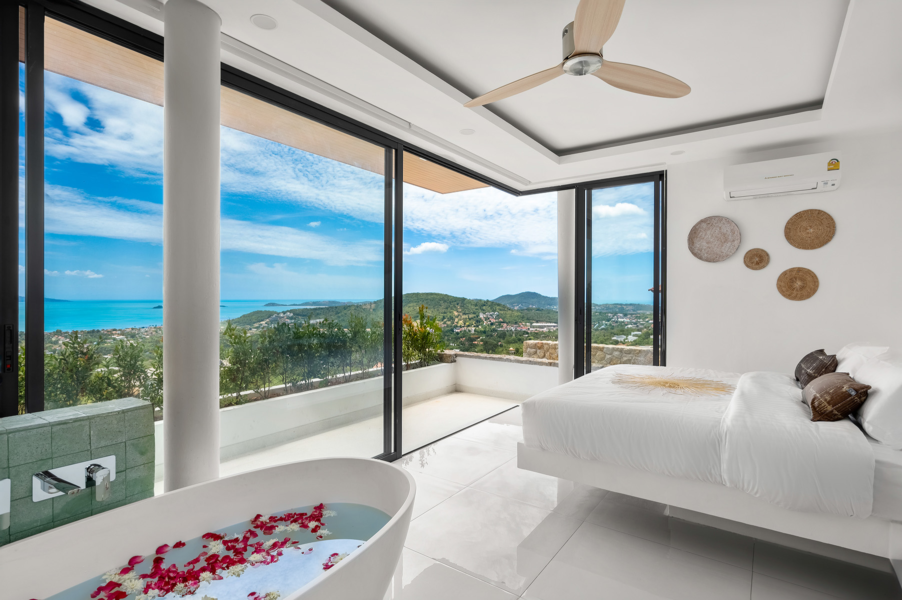 (SOLD) Enchanting 3 Bedroom Seaview Pool Villa in Bophut for sale