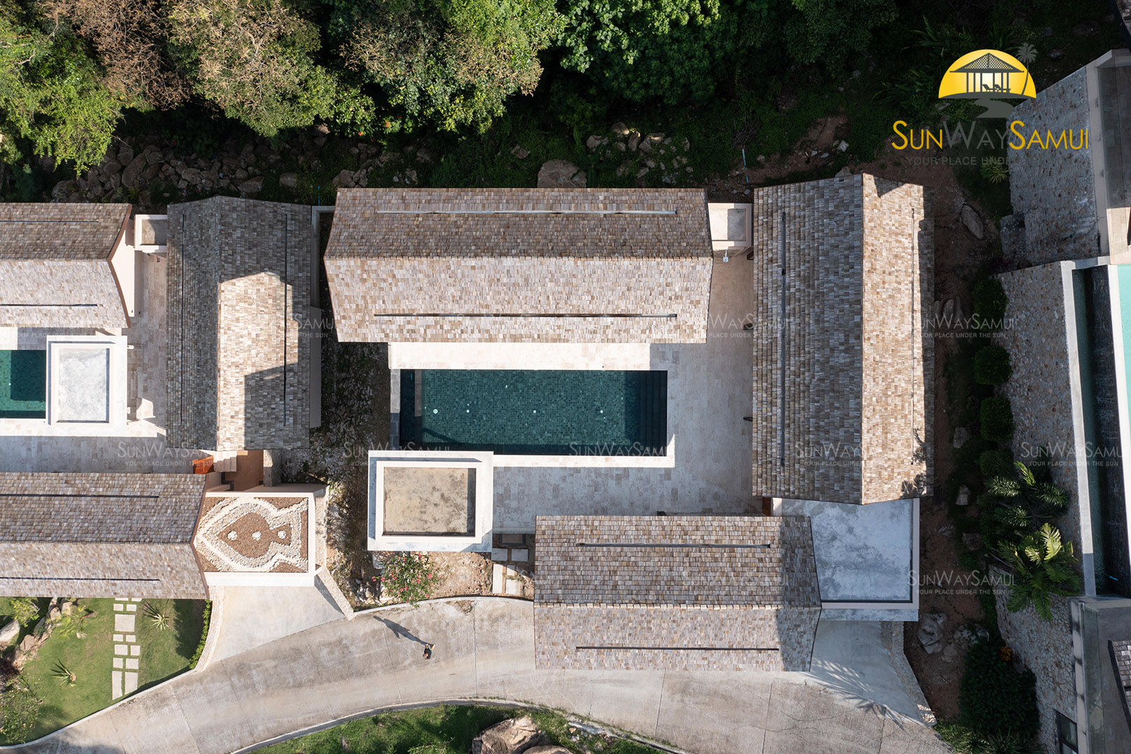 (SOLD) Villa Delapan - Traditional Tropical 3 Bedroom Seaview Pool Villa in Chaweng Noi For Sale