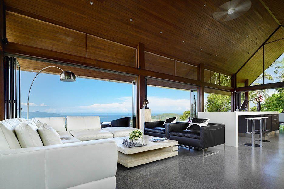 Suralai Villa - Modern Thai 6 Bedroom Seaview Pool Villa in Bophut for sale