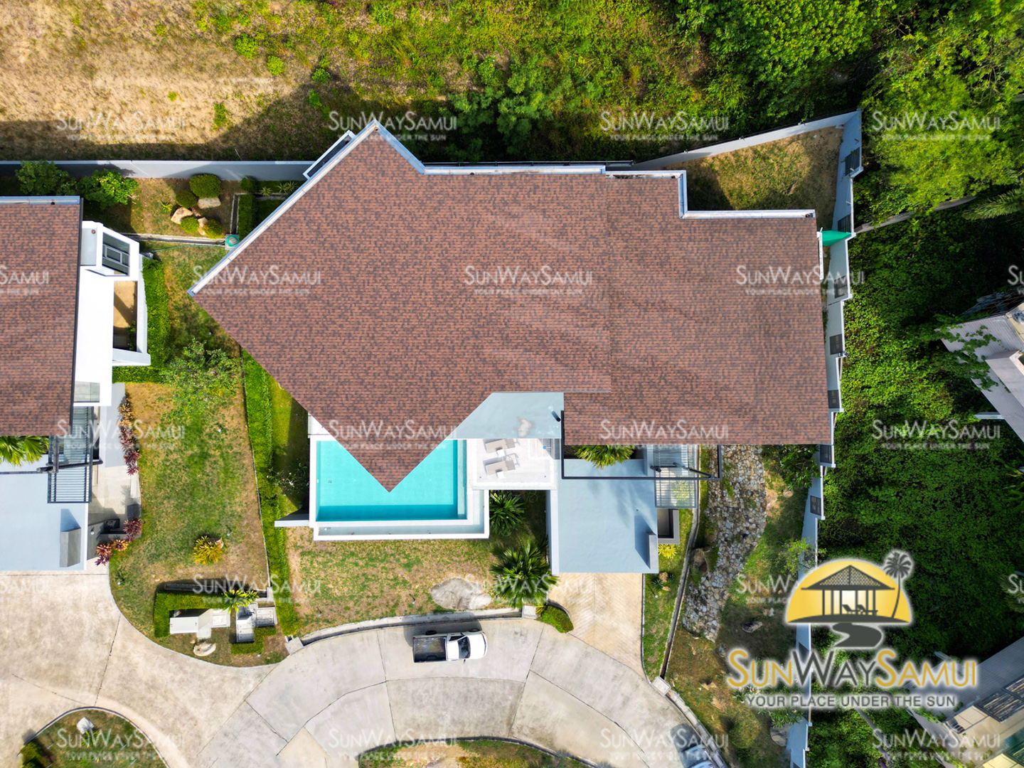 Verano Residence - Contemporary 4+1 Bedroom Seaview Pool Villa in Chaweng Noi for Sale: Verano Residence - Contemporary 4+1 Bedroom Seaview Pool Villa in Chaweng Noi for Sale