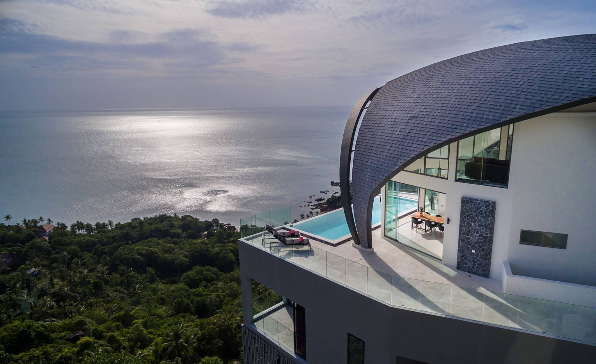 Sky Dream Villa - premium panoramic sea view villa for sale in Chaweng Noi