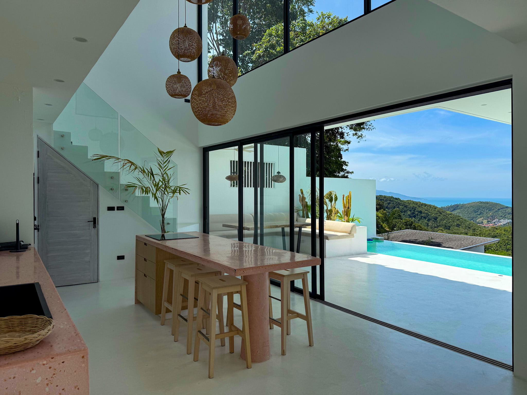 (PRICE REDUCED!) Villa Cocohill - Minimalist 3 Bedroom Seaview Pool Villa in Chaweng for sale