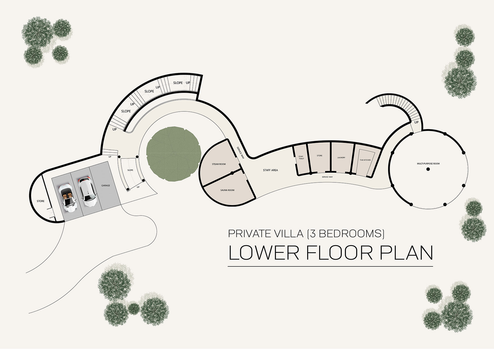 Kunkhao Tara Villas – Ecological 4 Bedroom Seaview Pool Villa in Bang Makham for sale