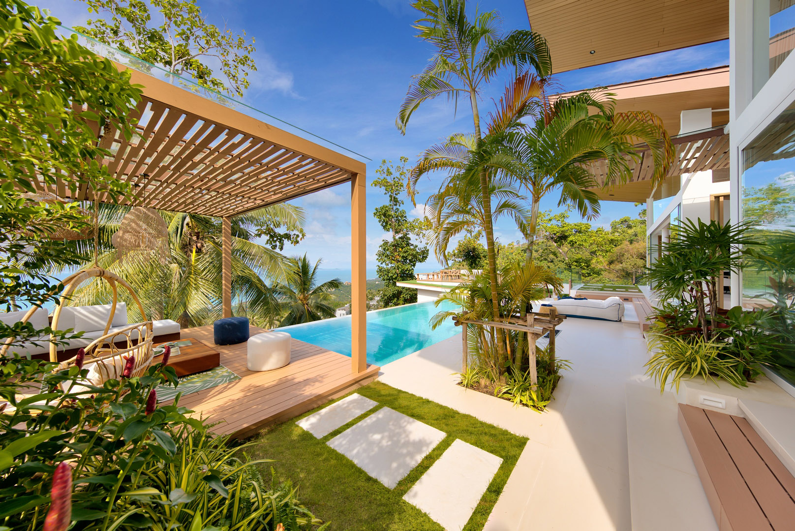 (SOLD) Pacific Palisade - Contemporary Tropical 4 Bedroom Seaview Pool Villas in Bang Por 