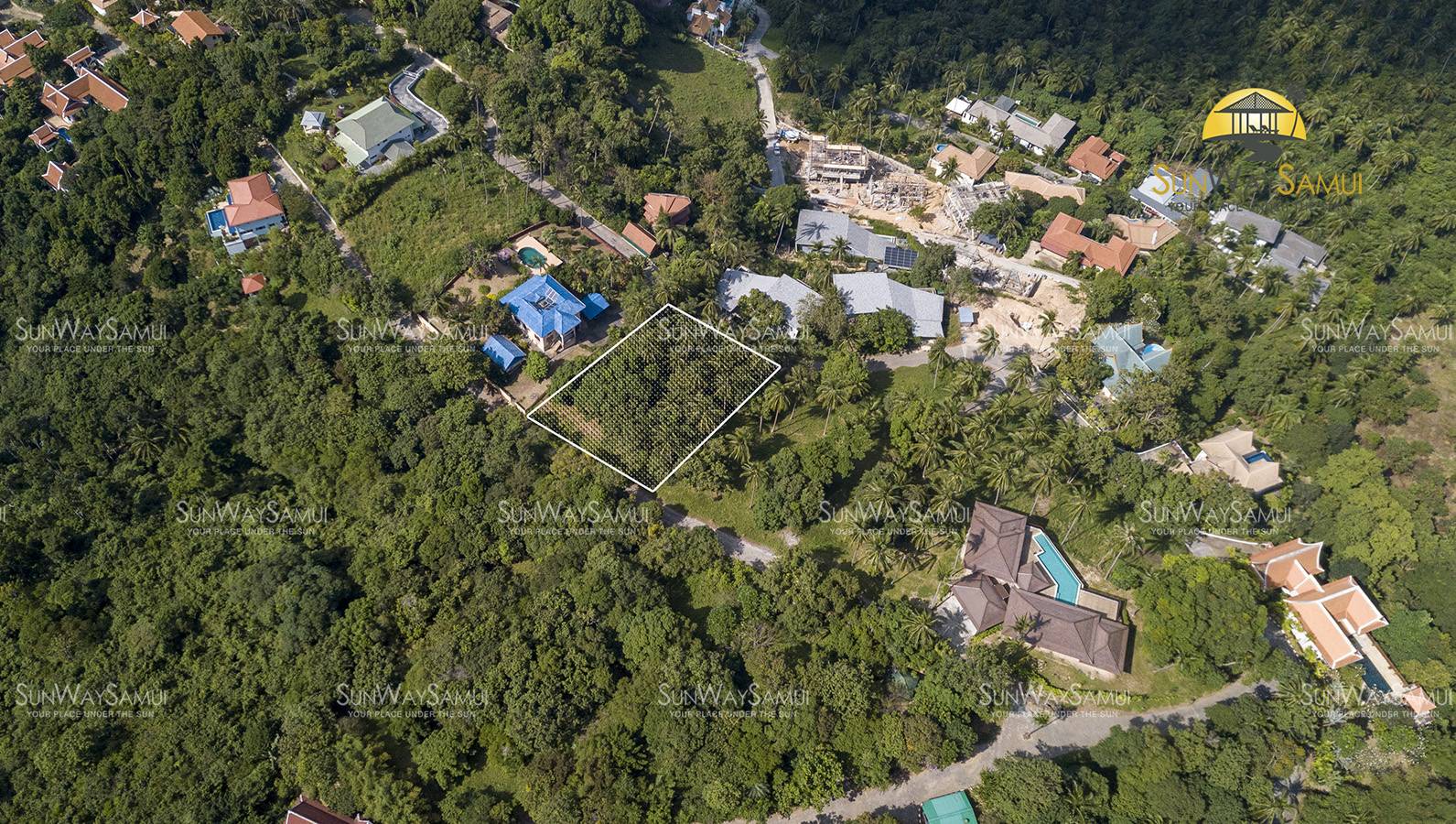 (SOLD) Beautiful small plot of sea view land at Bang Por