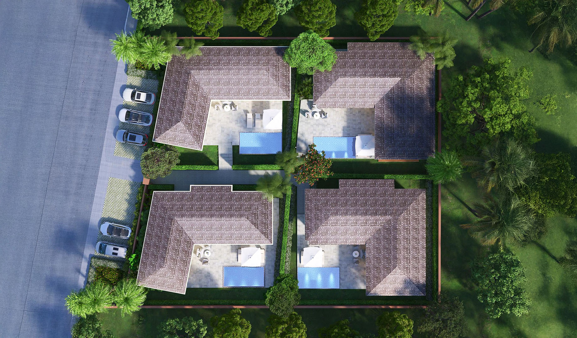 Sunset Village – Prime 2 to 3 Bedroom Garden Pool Villas in Choengmon for sale: Sunset Village – Prime 2 to 3 Bedroom Garden Pool Villas in Choengmon for sale