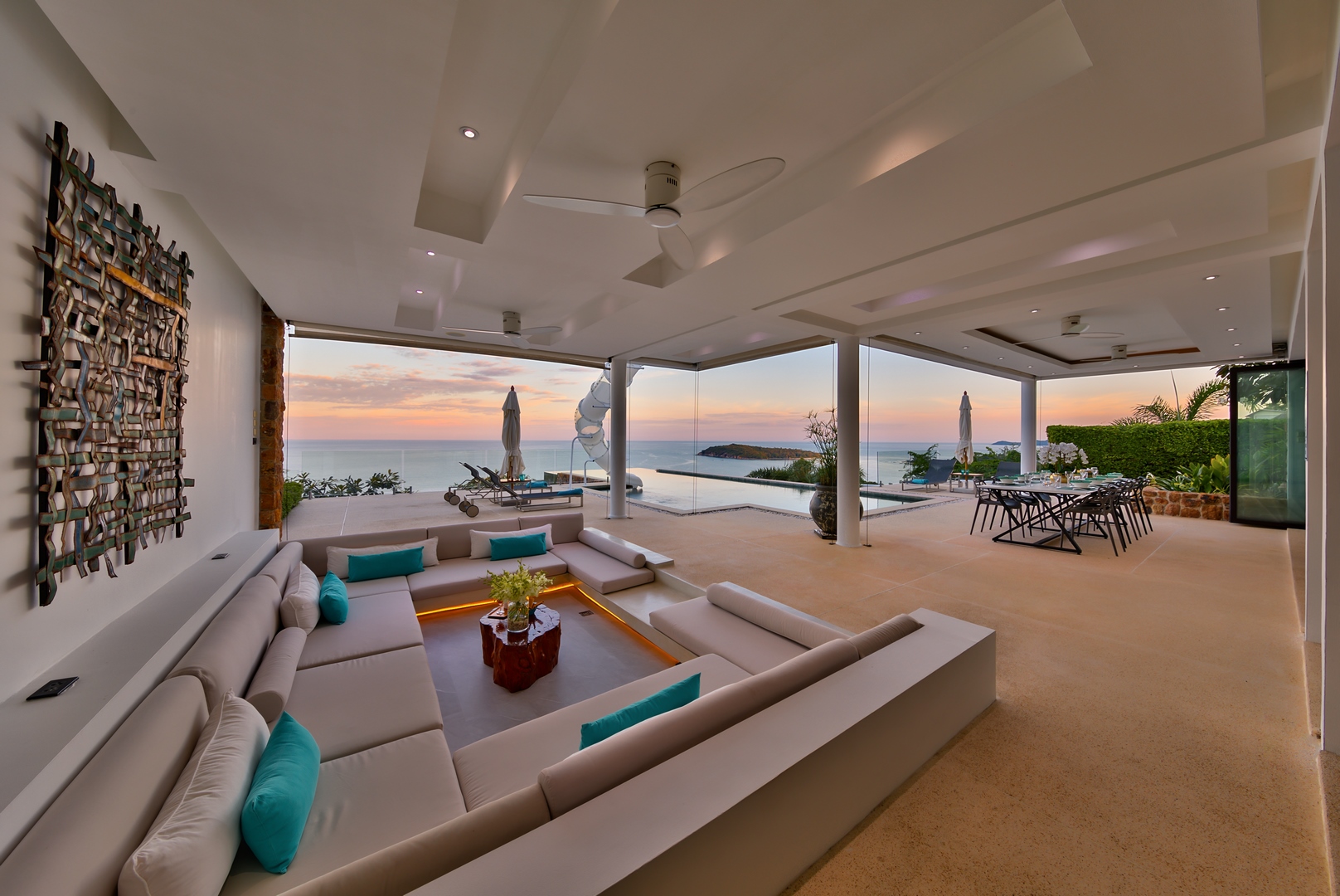 Villa Turquoise – Luxury 4 Bedroom Seaview Villa in North Chaweng for sale