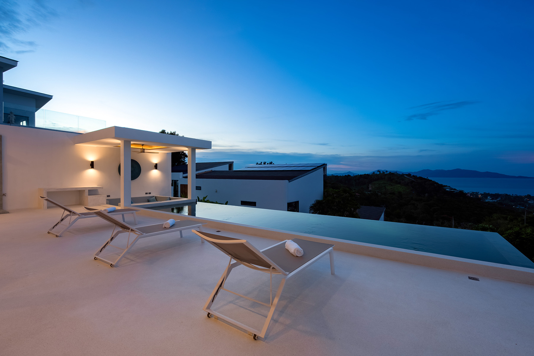 (SOLD) Enchanting 3 Bedroom Seaview Pool Villa in Bophut for sale