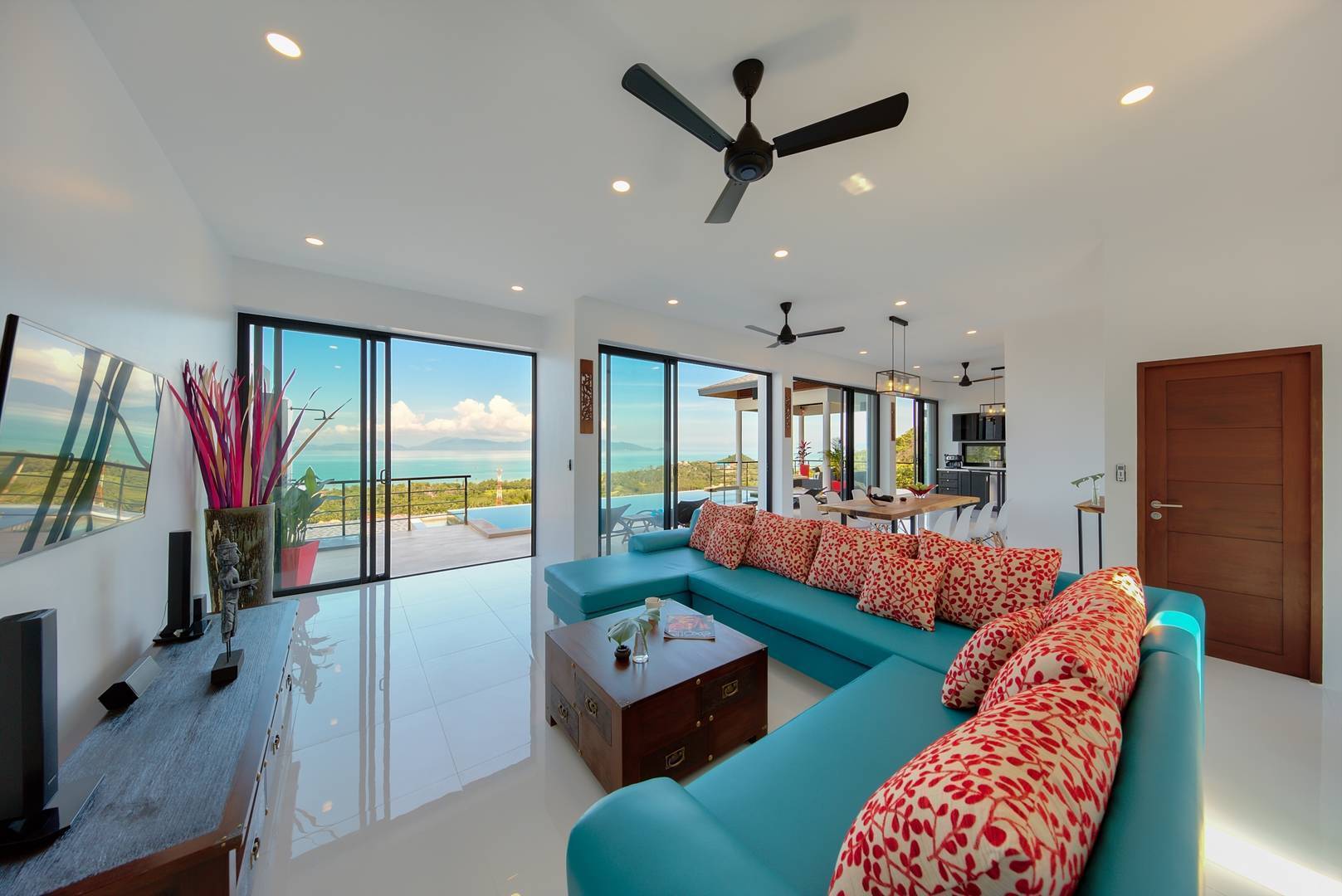 Alluring 4 Bedroom Seaview Pool Villa in Maenam for sale