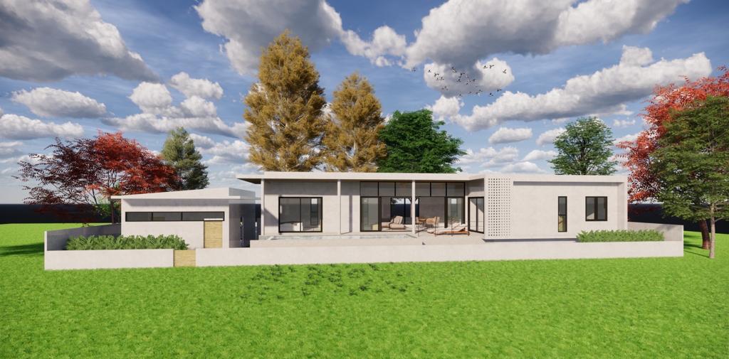 (SOLD) Modernistic 3 Bedroom Garden Pool Villa in Maenam for sale 