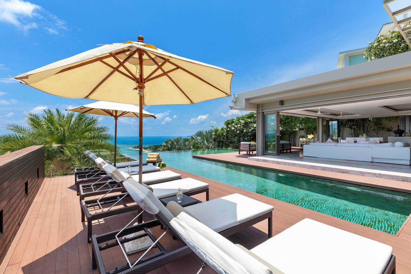 Napa Villa - Contemporary 4 Bedroom Seaview Pool Villa in North Chaweng for sale