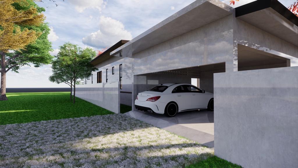 (SOLD) Modernistic 3 Bedroom Garden Pool Villa in Maenam for sale 