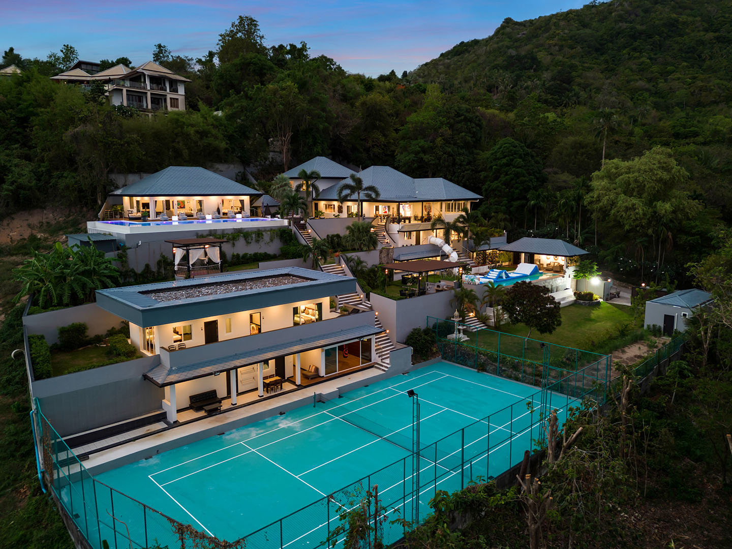 Substantial 9 Bedroom Seaview Pool Villa in Bang Makham for sale