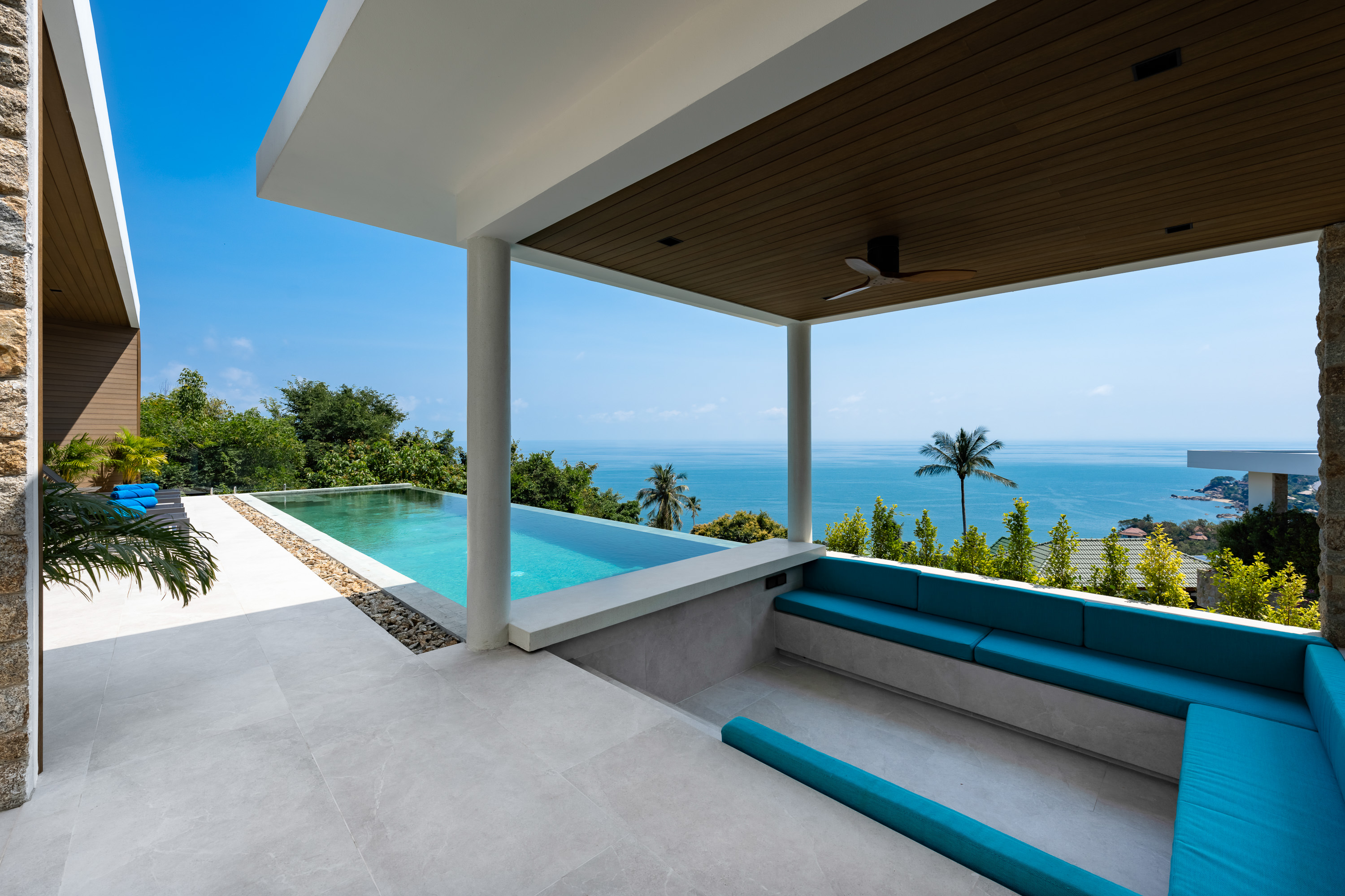 Villa Sea Stone - Masterpiece 3 Bedroom Seaview Pool Villa in Chaweng Noi: Villa Sea Stone — Masterpiece 3 Bedroom Seaview Pool Villa in Prestigious Chaweng Noi
