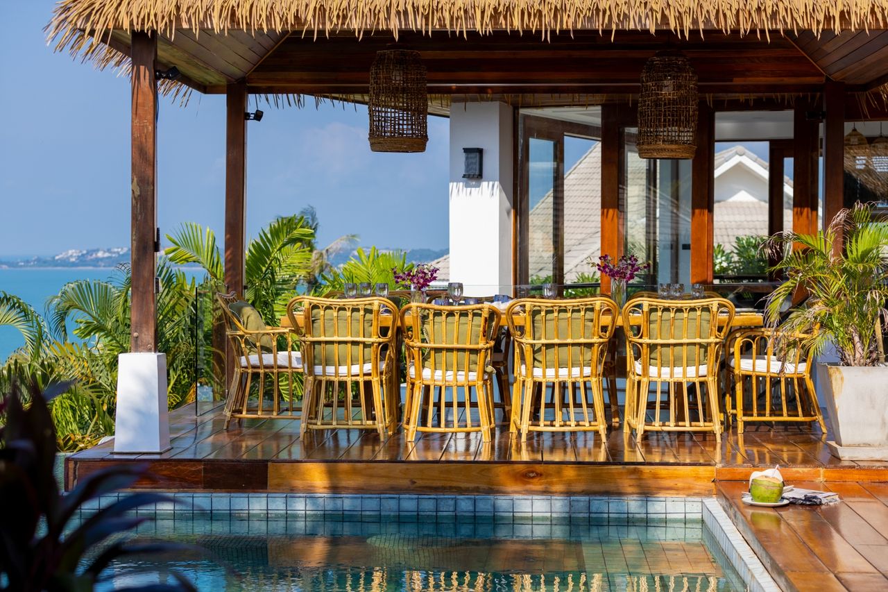 Authentik Villa – Balinese 5 Bedroom Seaview Pool Villa in Bophut: Authentik Villa – Balinese 5 Bedroom Seaview Pool Villa in Bophut