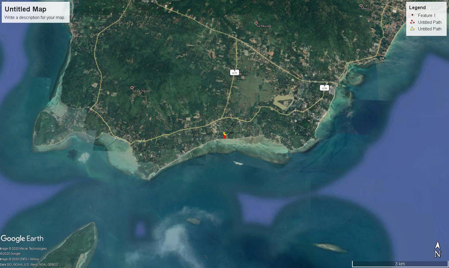 (SOLD) Beach front Land for sale, Bangkao