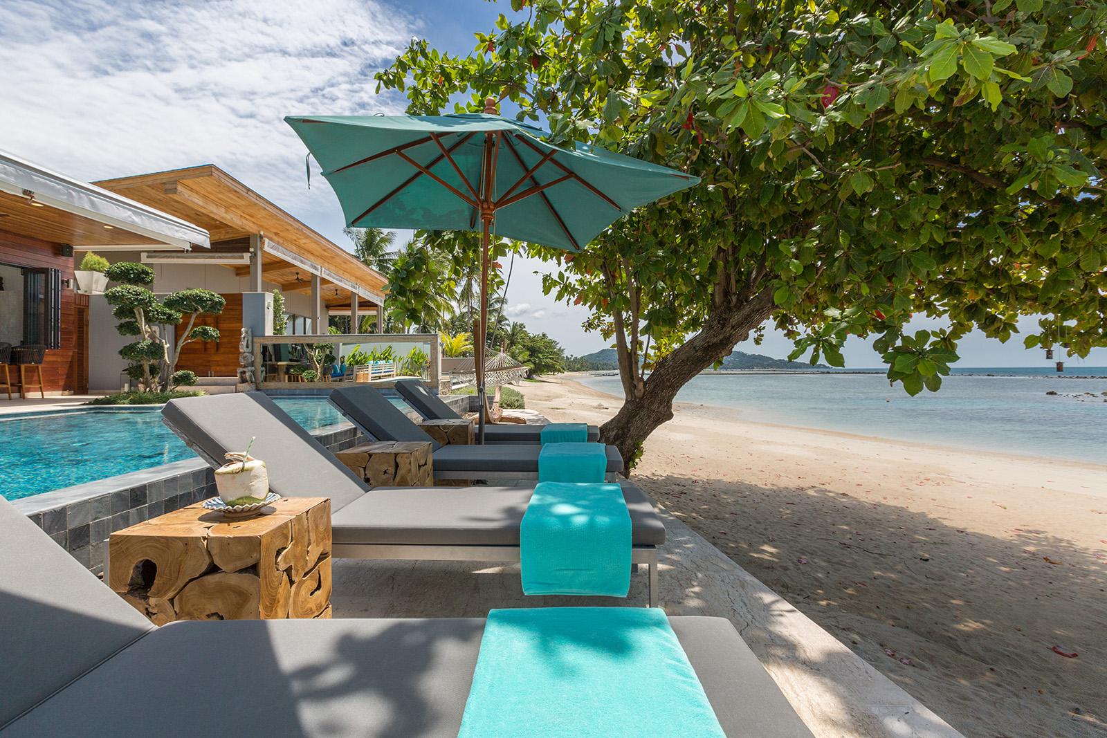 (SOLD) Villa Suma by Pavana – Luxurious 7 Bedroom Beachfront Villa in Laem Sor for sale