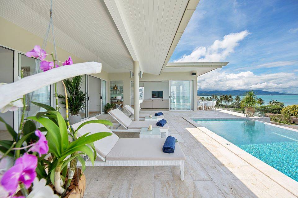 (SOLD) Elegant Contemporary 3 Bedroom Villa with Views Over Samrong Bay