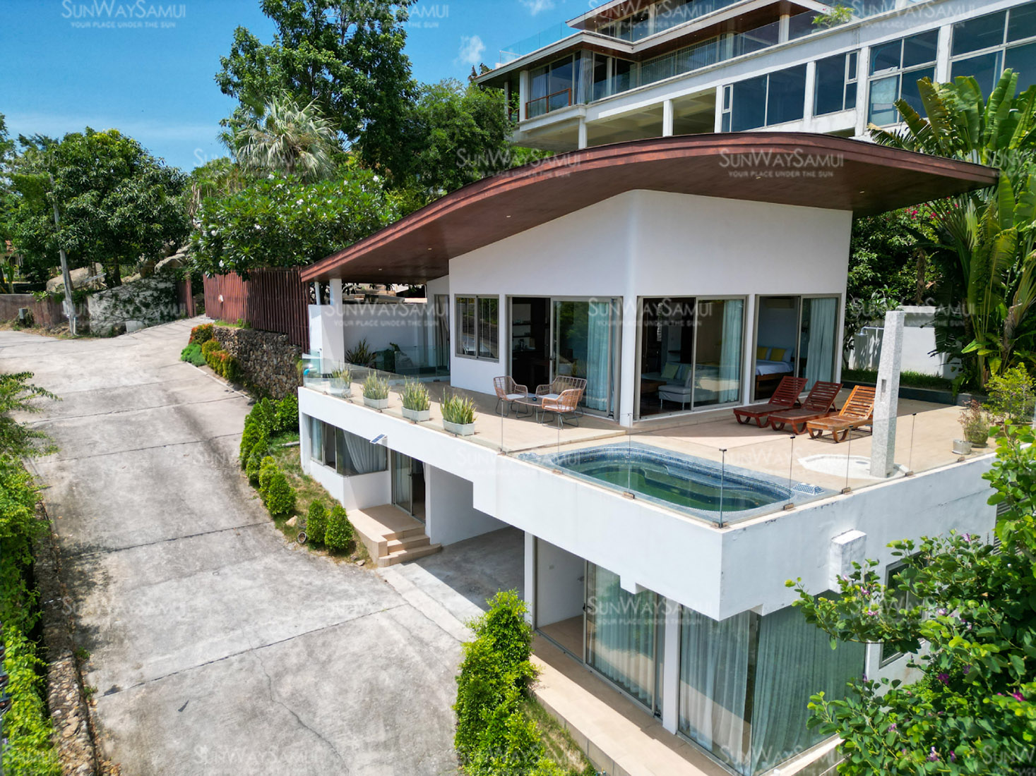 Villa Daniela - Charming 3+1 Bedroom Seaview Villa in Plai Laem for sale