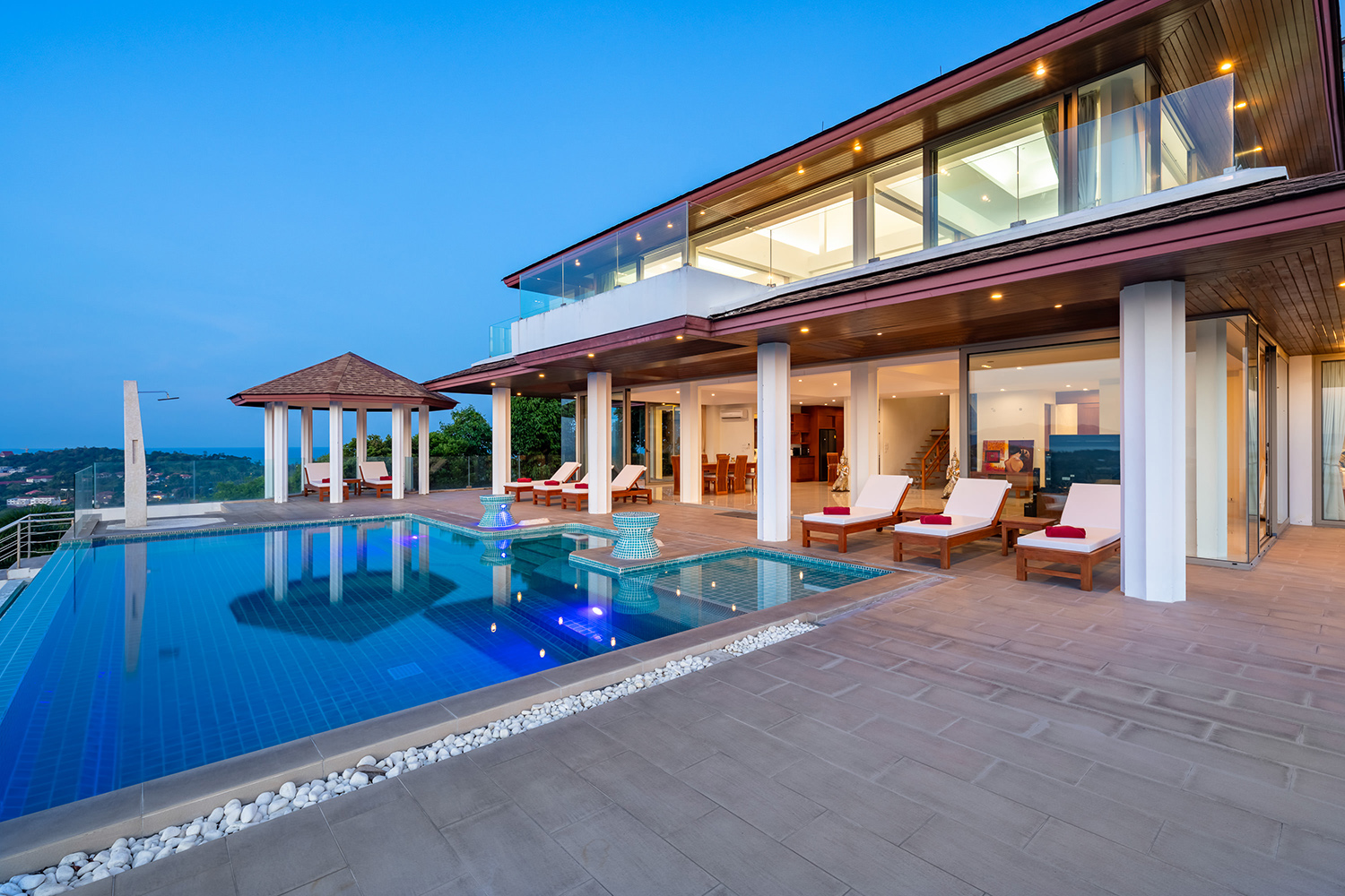 (PRICE REDUCED!) Narai Kiri Villa – Spacious 5 Bedroom Seaview Pool Villa in Plai Laem for sale