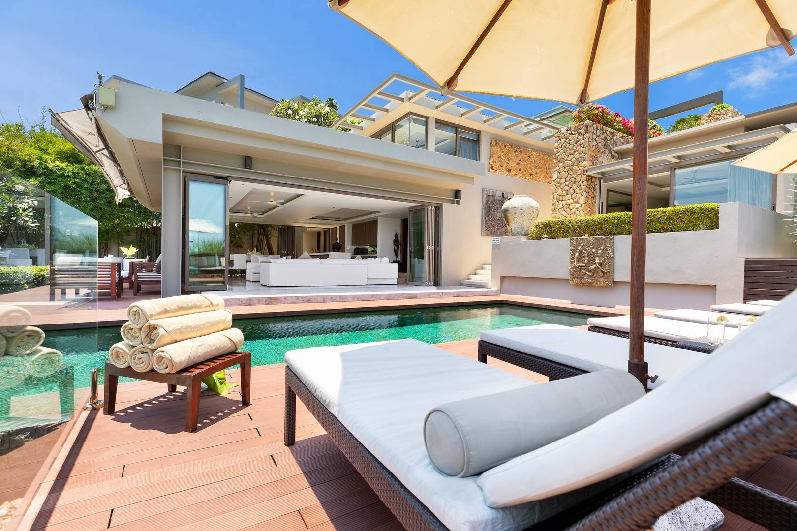 Napa Villa - Contemporary 4 Bedroom Seaview Pool Villa in North Chaweng for sale