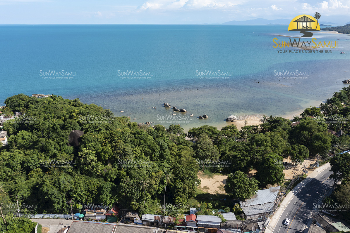 (SOLD) 7 Rai Prime Beachfront Land in Lamai for sale, Koh Samui