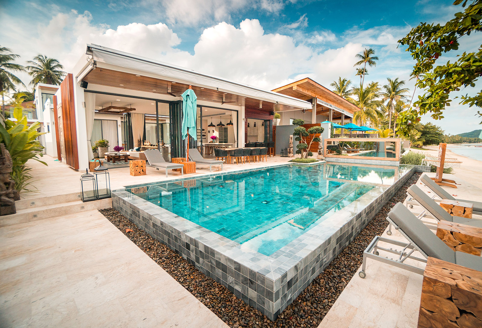 (SOLD) Villa Suma by Pavana – Luxurious 7 Bedroom Beachfront Villa in Laem Sor for sale