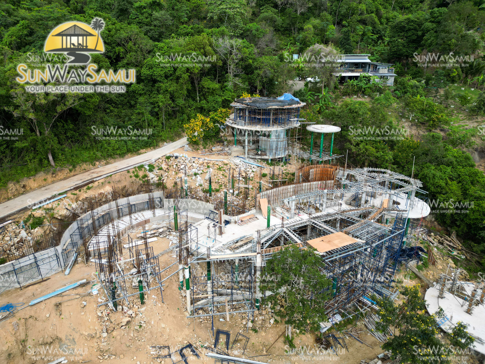 Kunkhao Tara Villas – Ecological 4 Bedroom Seaview Pool Villa in Bang Makham for sale