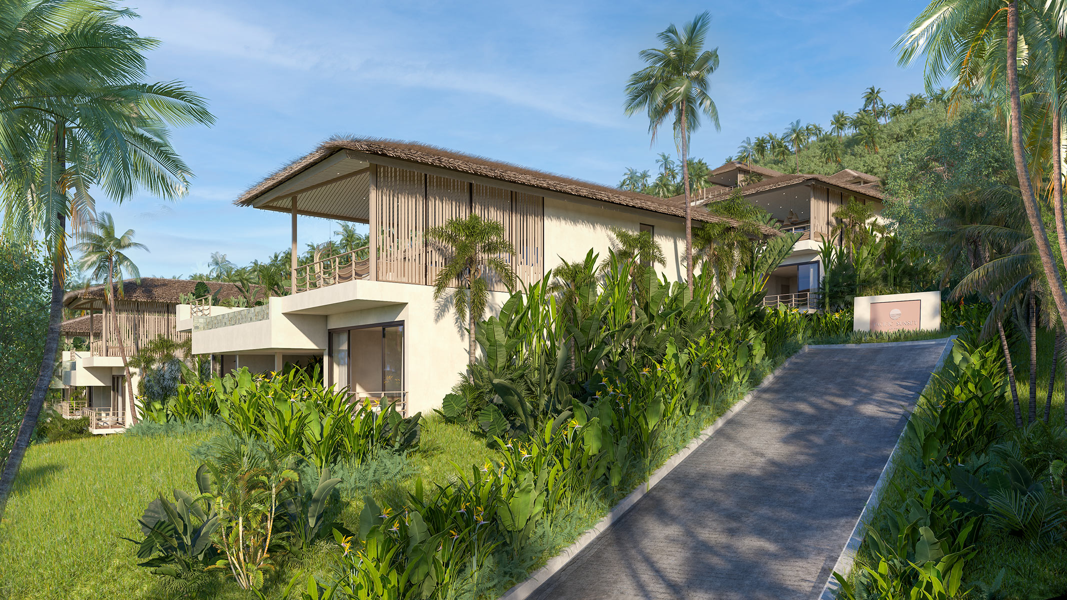 (SOLD) Pacific Sunset – Villa Komodo 5/8 Bedroom Seaview Pool Villa in Bang Makham for sale