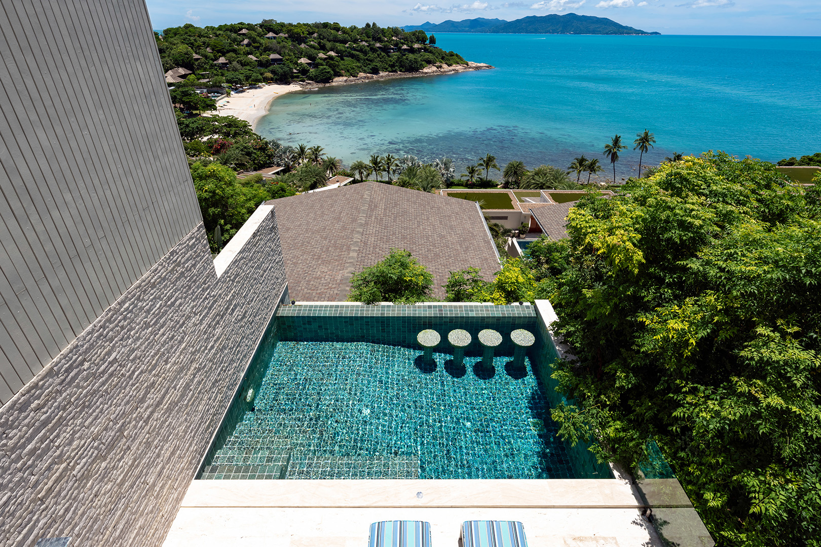 Nautical 4+1 Bedroom Seaview Semi-Detached Pool Villa in Plai Laem for sale