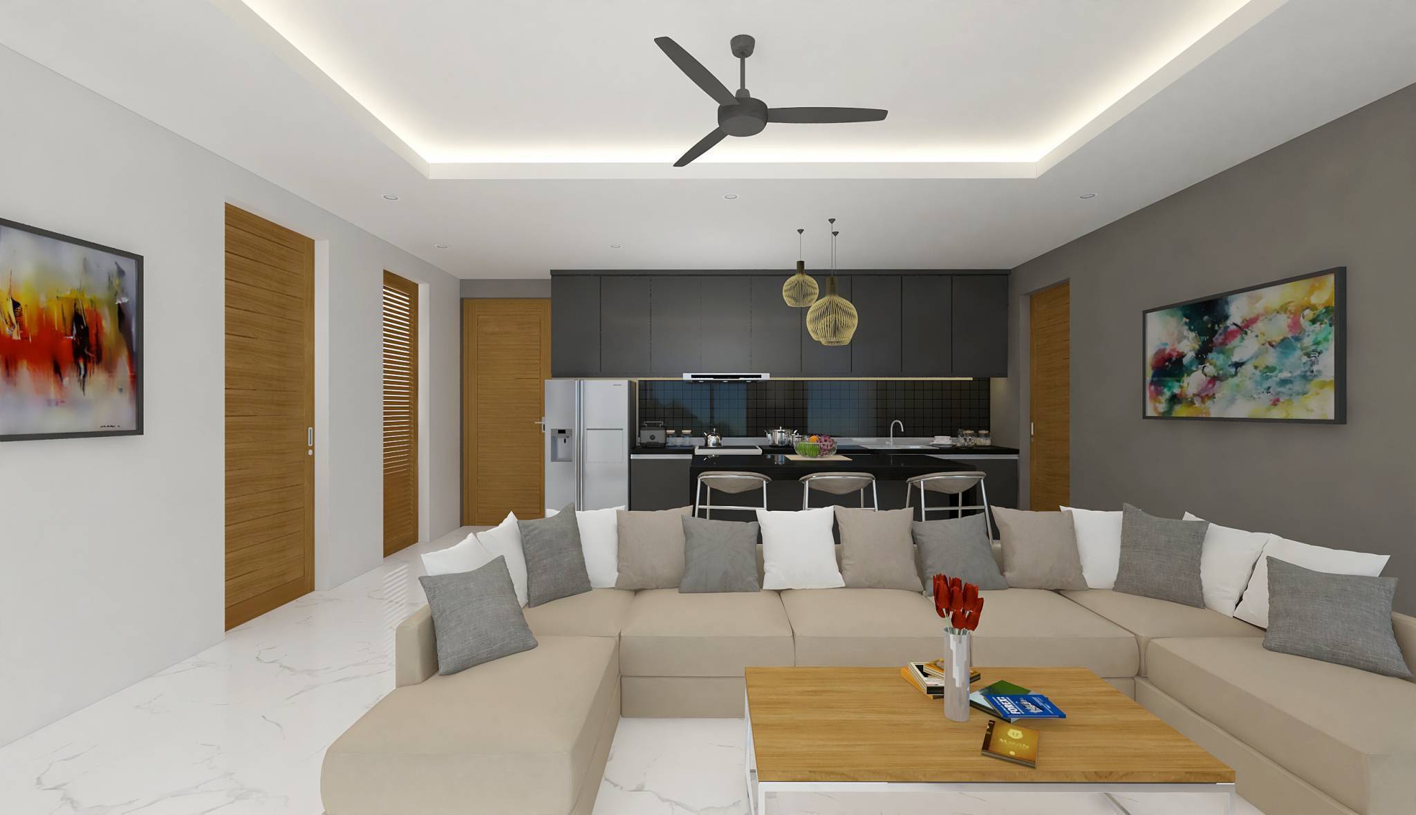 (SOLD) 1-2 Bedroom Sea View Apartments with plunge pool for sale, Lamai