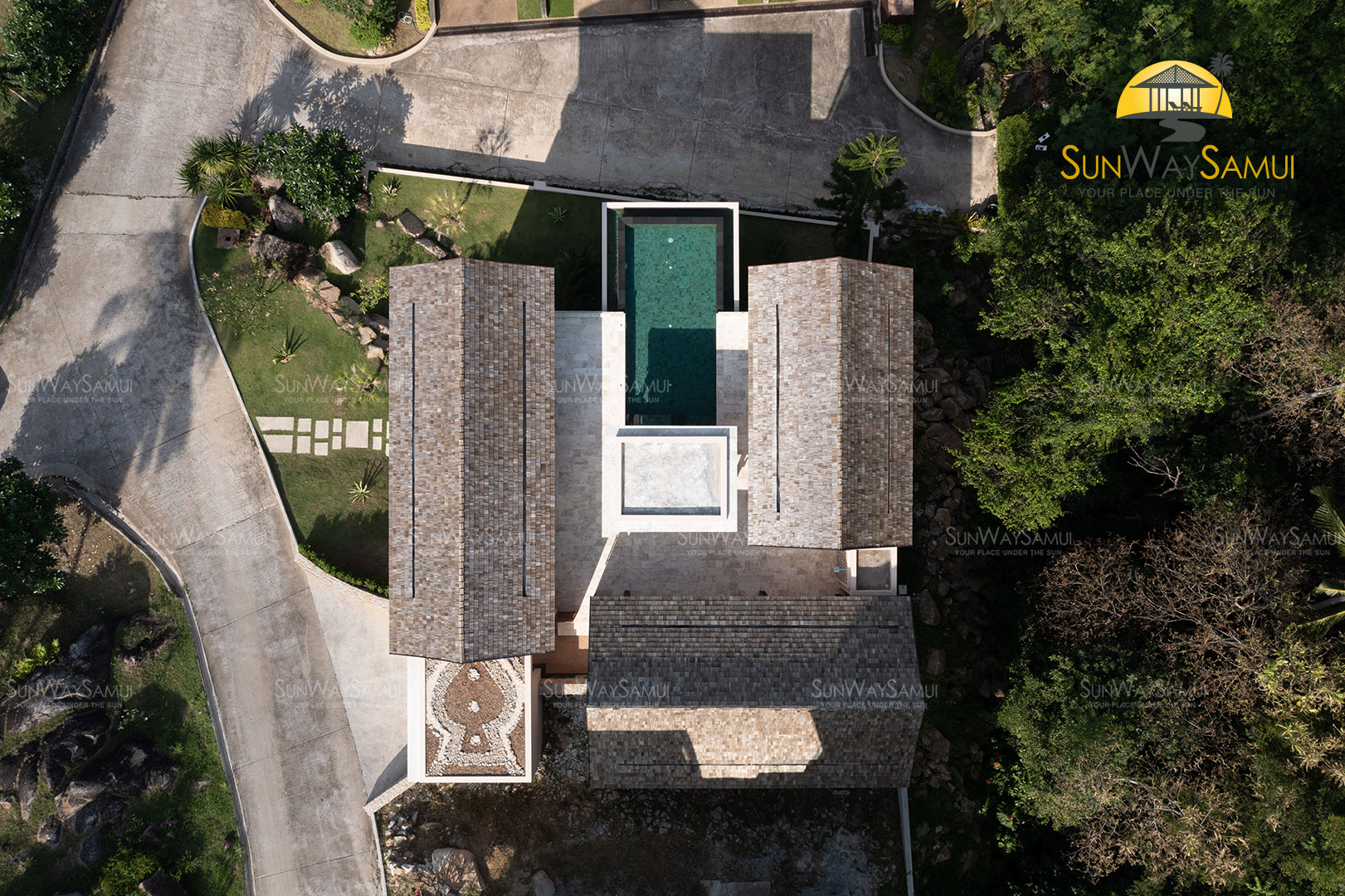 (SOLD) Villa Tujuh - Traditional Tropical 3 Bedroom Seaview Pool Villa in Chaweng Noi For Sale