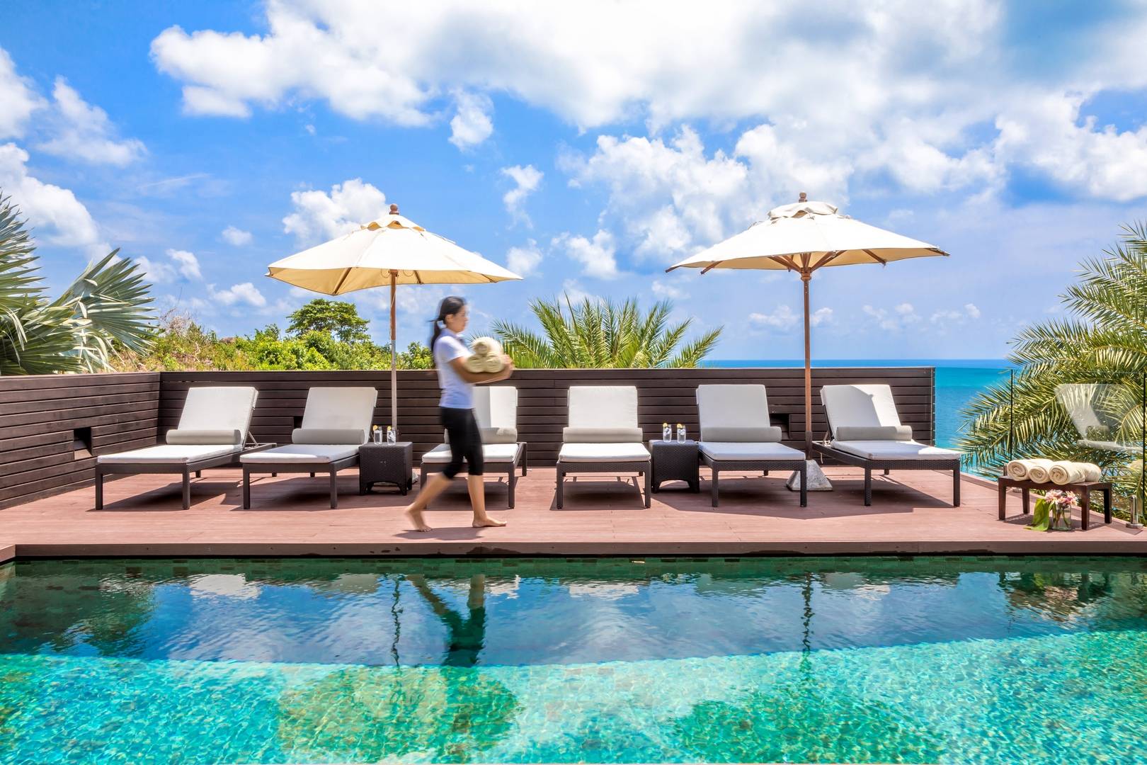 Napa Villa - Contemporary 4 Bedroom Seaview Pool Villa in North Chaweng for sale