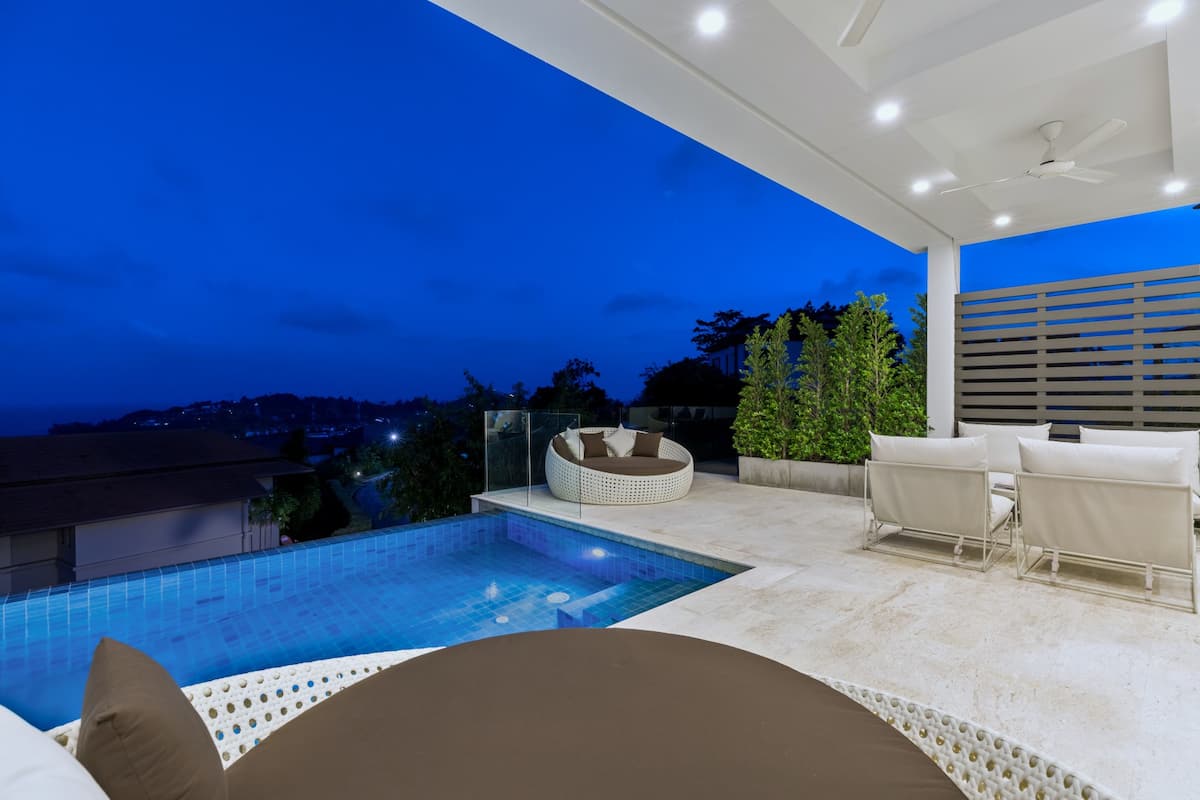 Trendy 4 Bedroom Seaview Pool Villa in Choeng Mon for sale