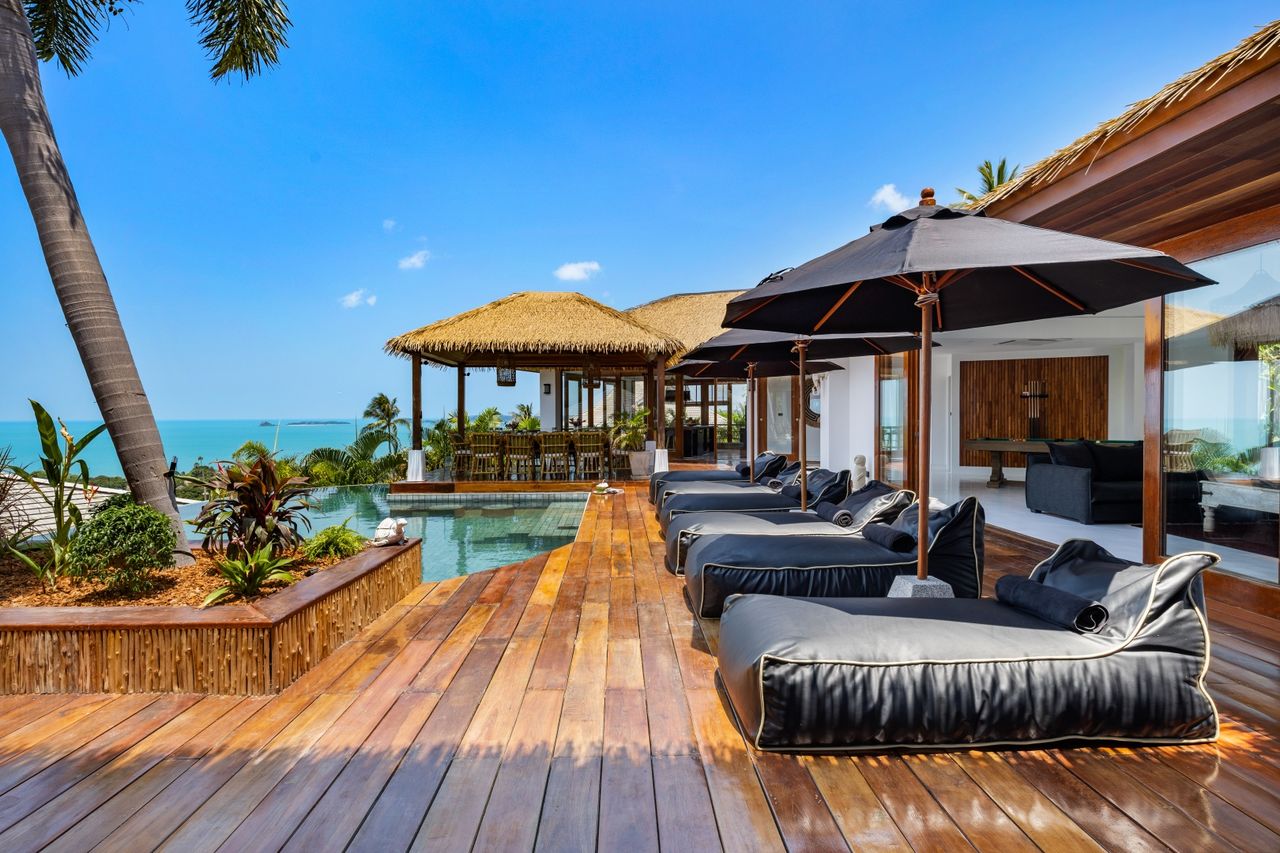 Authentik Villa – Balinese 5 Bedroom Seaview Pool Villa in Bophut: Authentik Villa – Balinese 5 Bedroom Seaview Pool Villa in Bophut