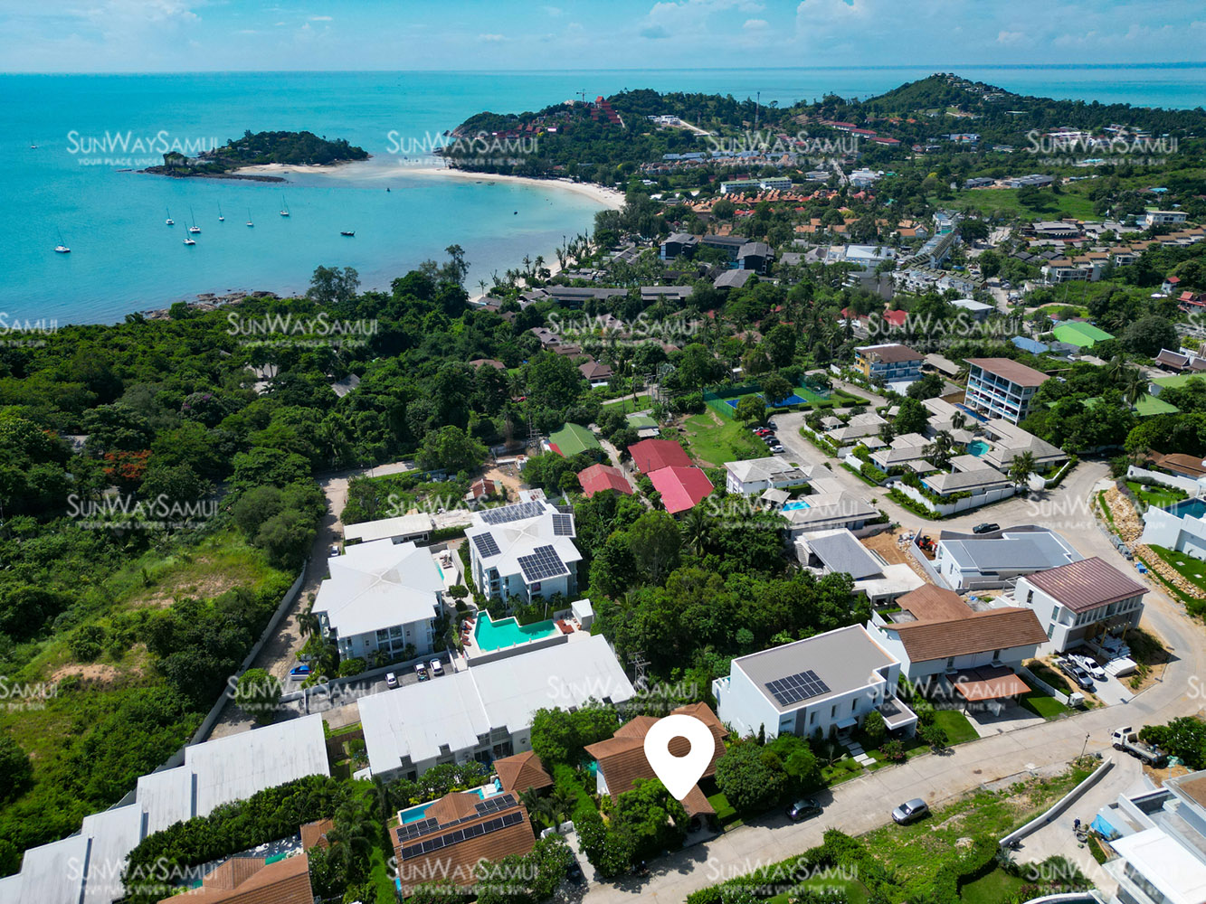 Villa Horizon 37 - Serene 3 Bedroom Seaview Pool Villa in Choengmon for sale: Villa Horizon 37 - Serene 3 Bedroom Seaview Pool Villa in Choengmon for sale