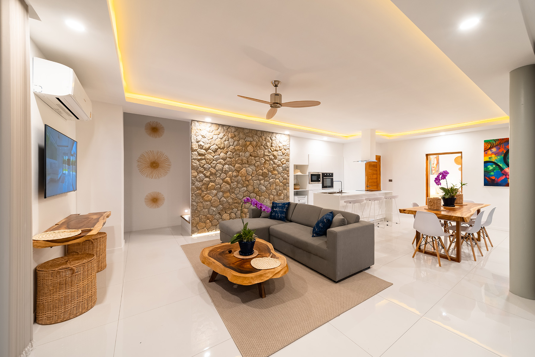(SOLD) Enchanting 3 Bedroom Seaview Pool Villa in Bophut for sale