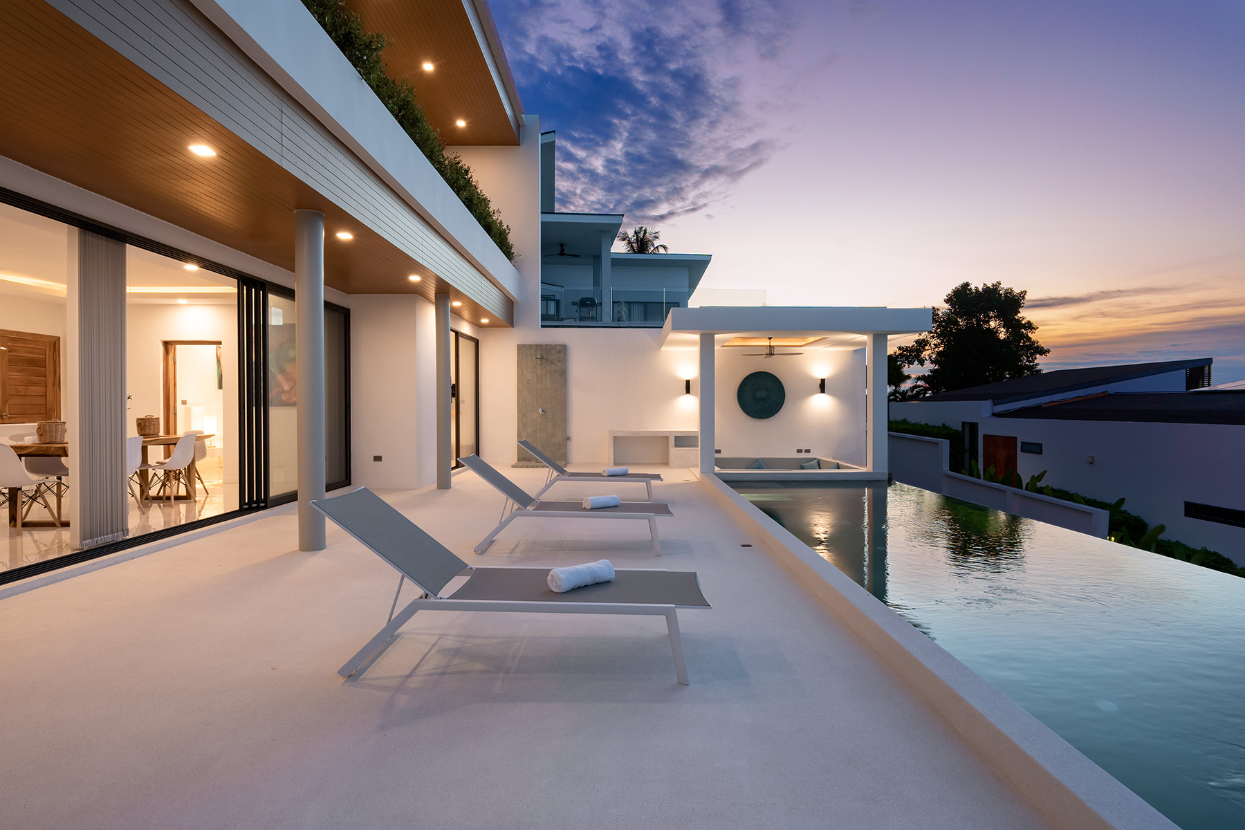 (SOLD) Enchanting 3 Bedroom Seaview Pool Villa in Bophut for sale