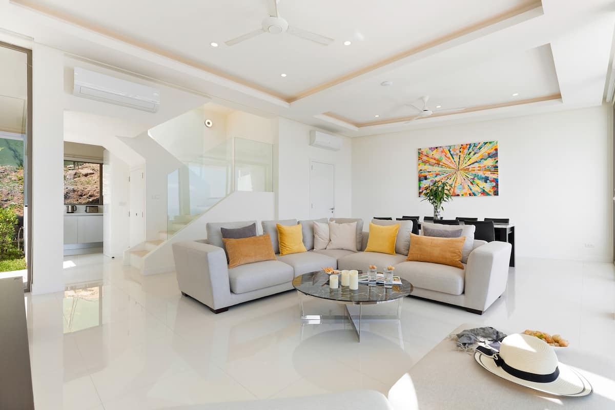Trendy 4 Bedroom Seaview Pool Villa in Choeng Mon for sale