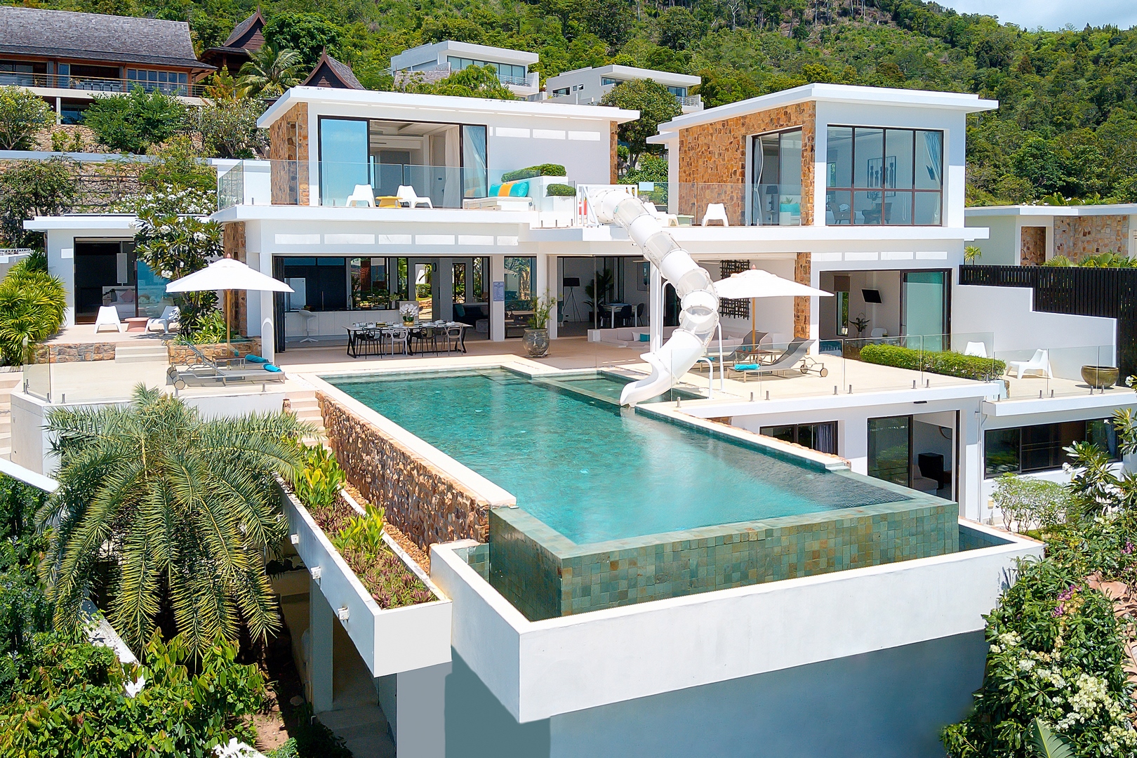 Villa Turquoise – Luxury 4 Bedroom Seaview Villa in North Chaweng for sale