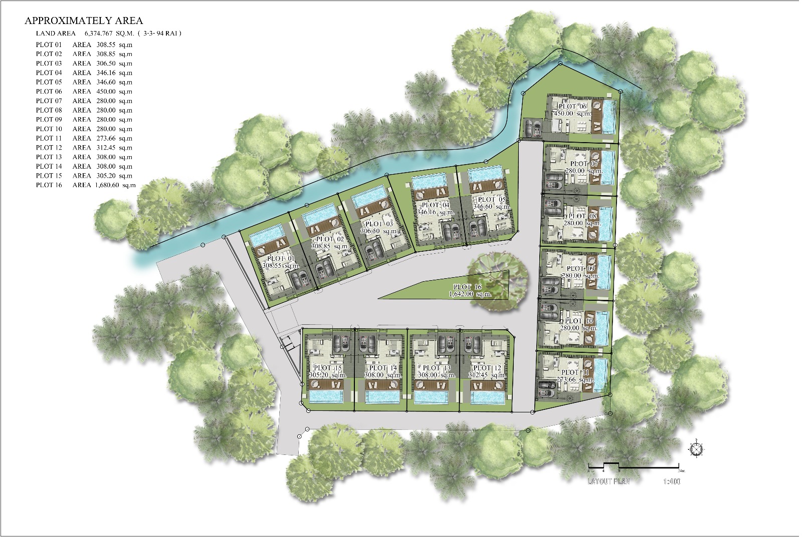 Vova Village – Harmonious 3 Bedroom Garden Pool Villa in Chaweng for Sale