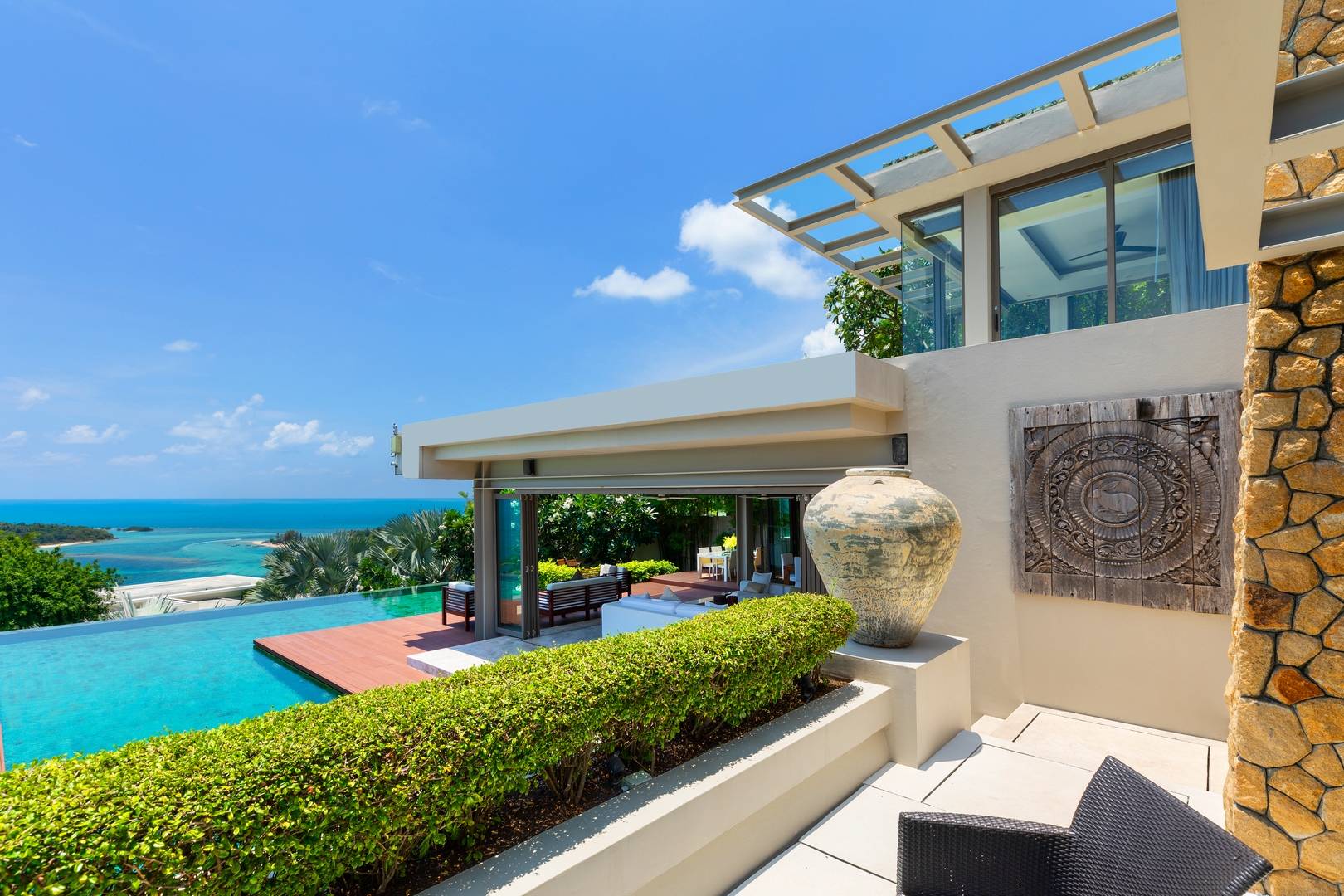 Napa Villa - Contemporary 4 Bedroom Seaview Pool Villa in North Chaweng for sale