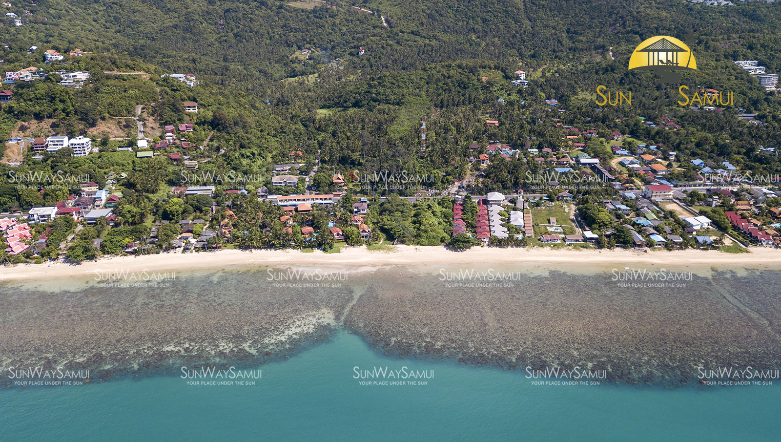 (SOLD) 3.5 Rai Beachfront land for sale in Bangpor, Koh Samui