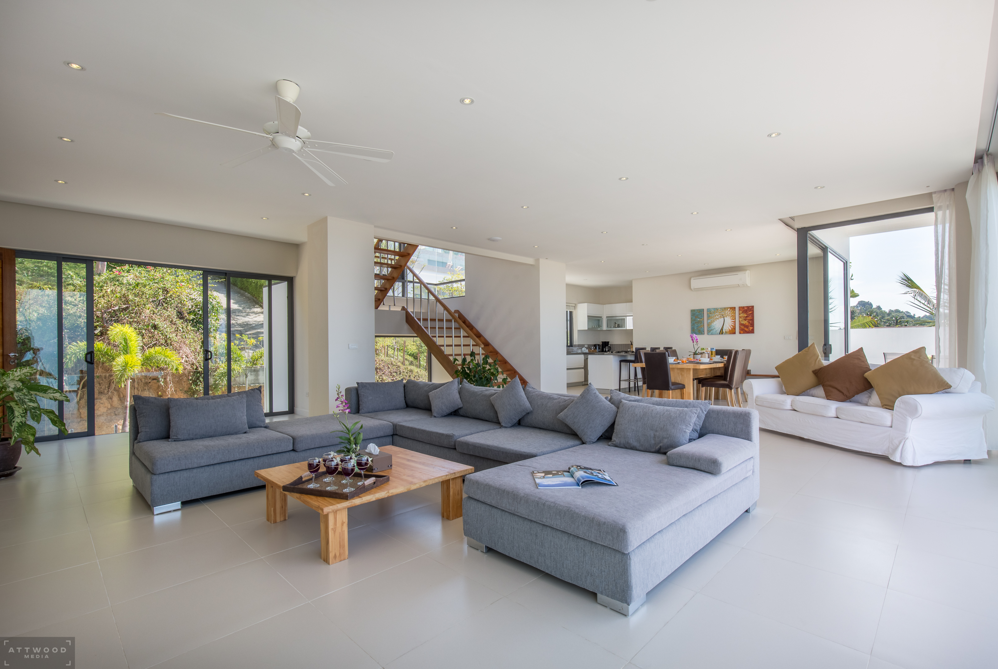 (SOLD) Panoramic 6 Bedroom Seaview Pool Villa in Bang Por for Sale