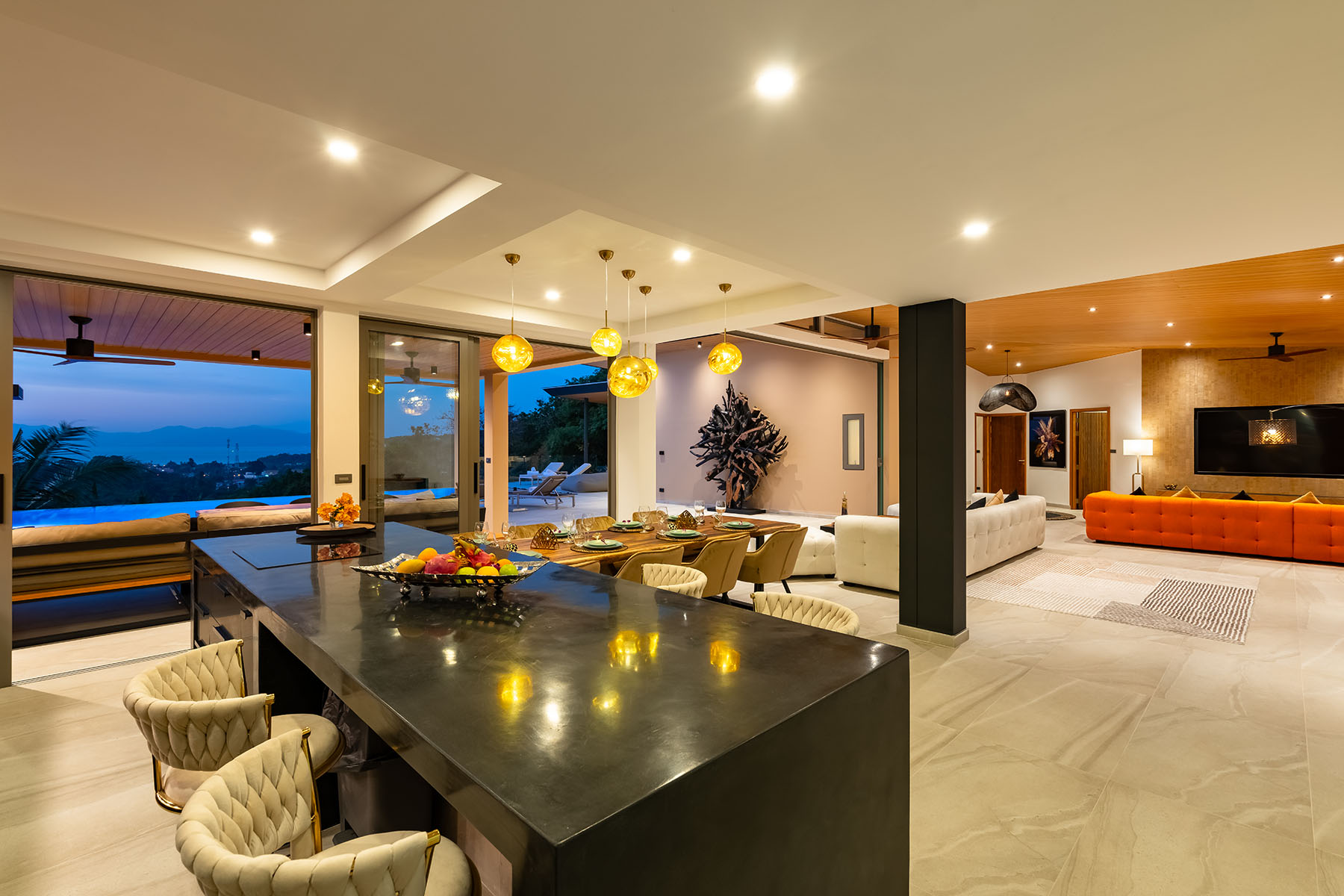 (SOLD) Villa Kelapa – Exquisite 4 Bedroom Seaview Pool Villa in Bophut for sale