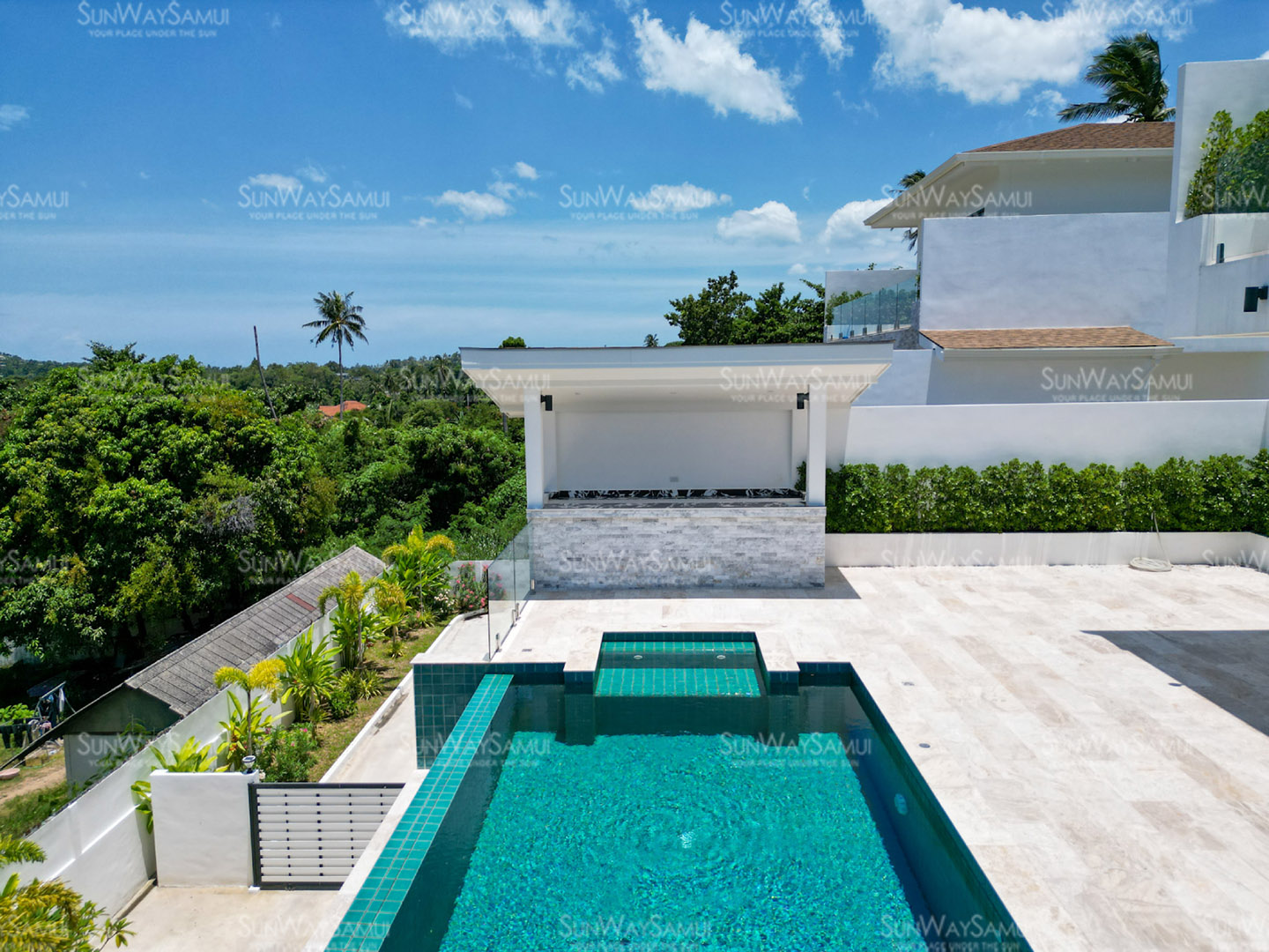 Villa Gabriela – Duplex Beachside Pool Villa with Partial Sea View in Choengmon for Sale