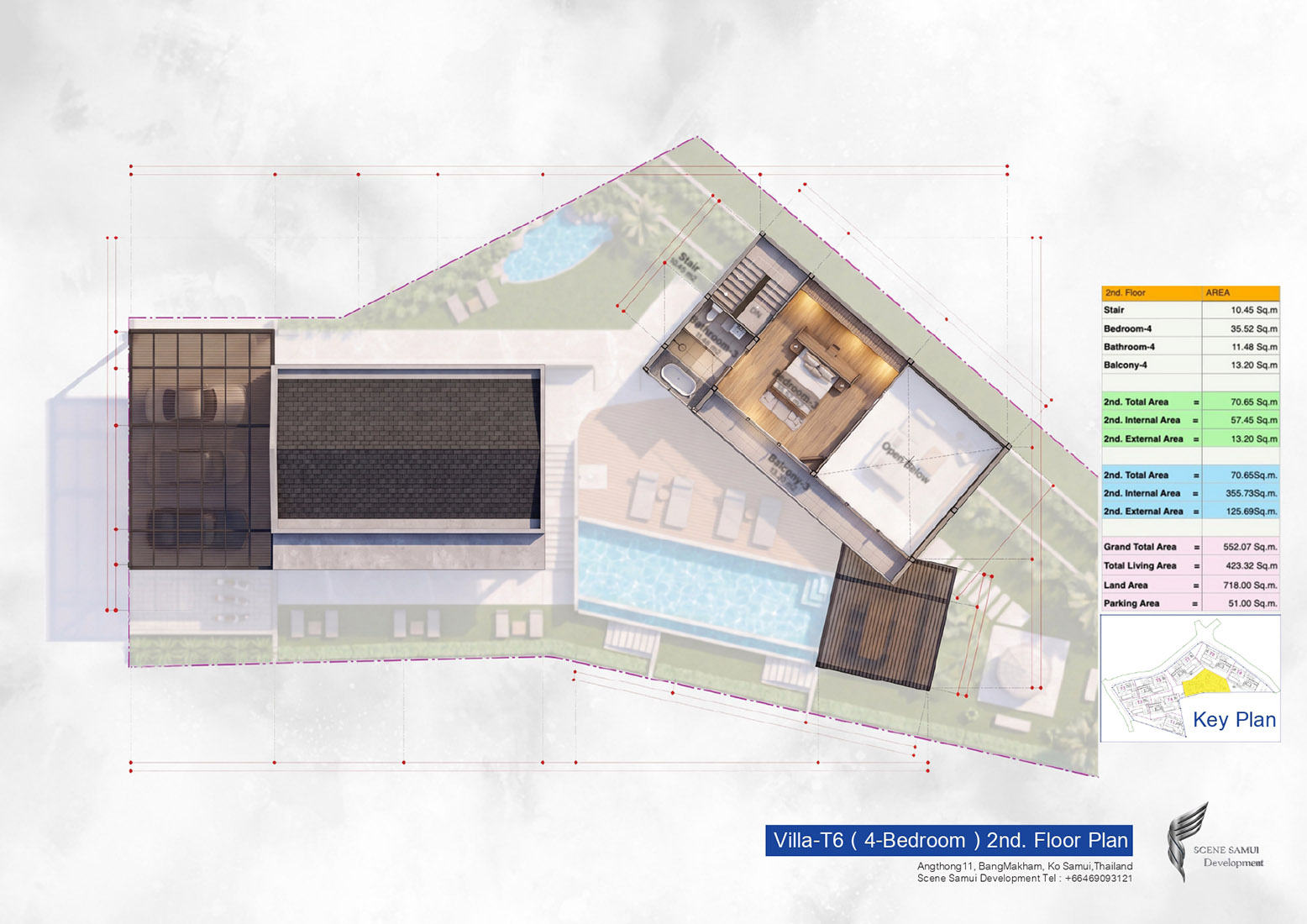 Tesoro Valley – Off Plan 2 to 4+1 Bedroom Seaview Pool Villa in Bang Makham for sale: Tesoro Valley – Off Plan 2 to 4+1 Bedroom Seaview Pool Villa in Bang Makham for sale