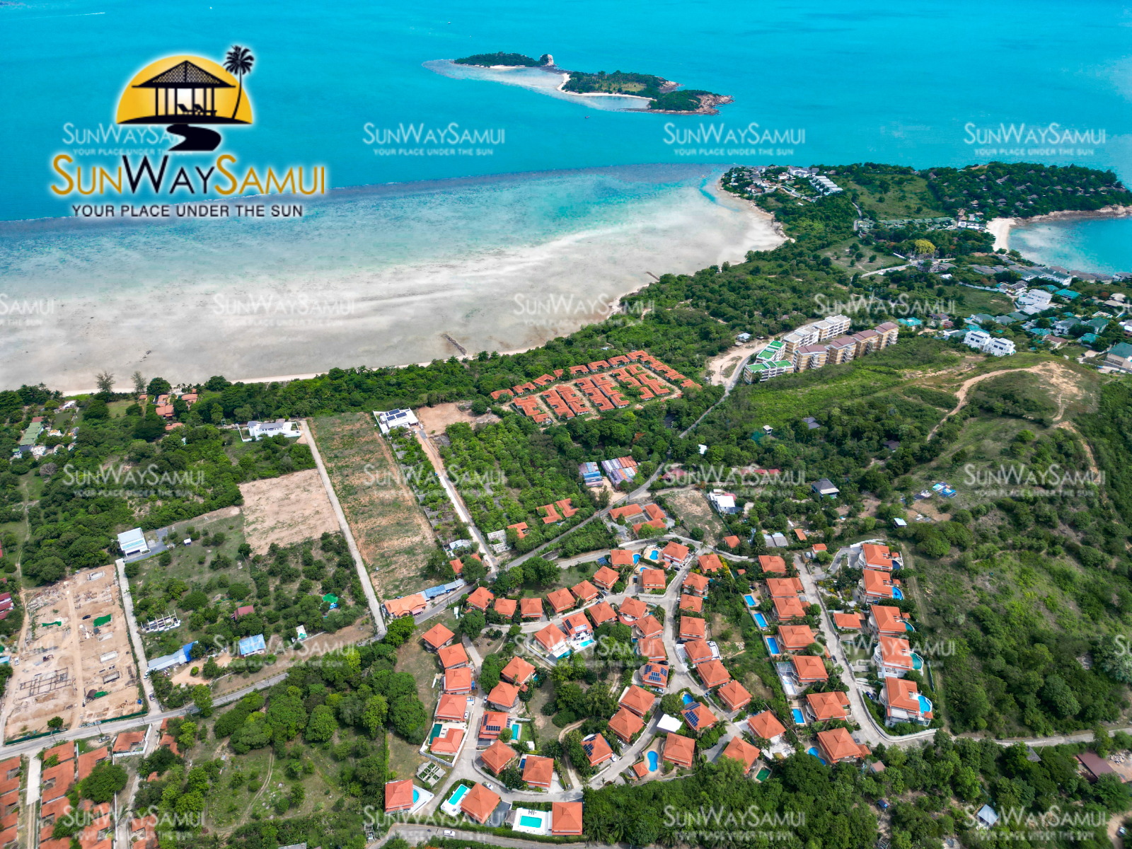 (SOLD) New Built Beachside 3 Bedroom Garden Pool Villa in Thongson Bay Villas for Sale